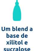 Ícone: Um blend a base de xilitol e sucralose.